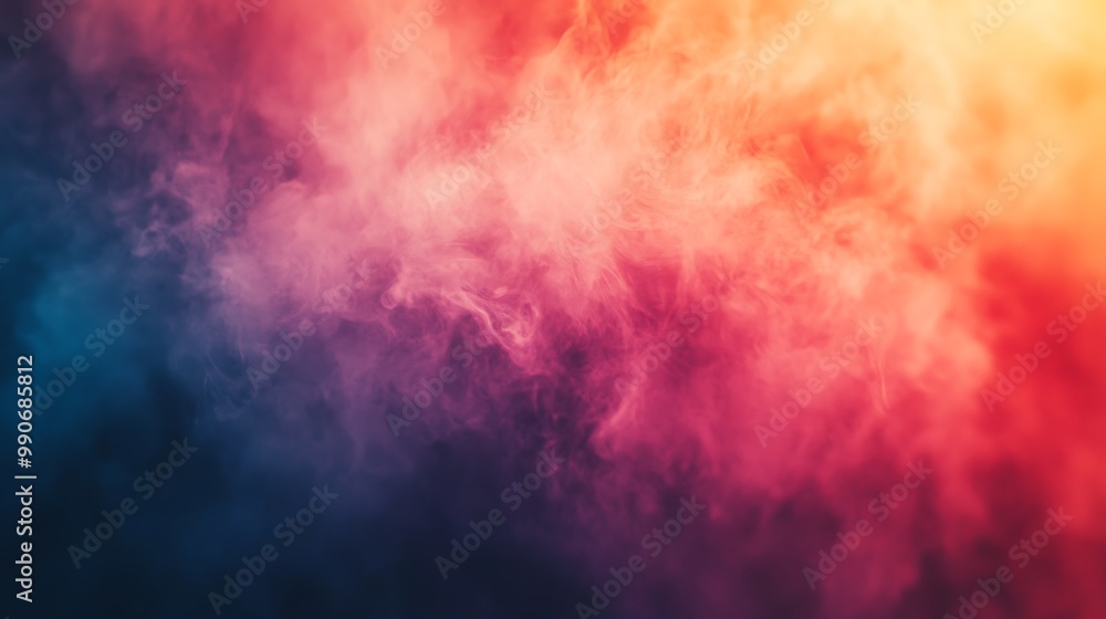 Abstract Background with Red, Orange, and Blue Smoke Abstract Background with Red, Orange, and Blue Smoke