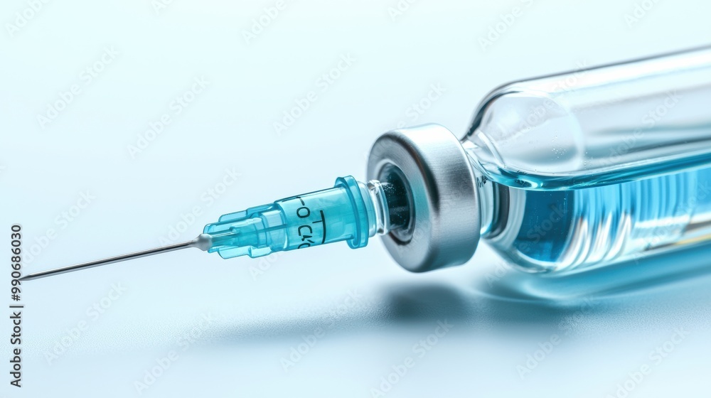 Hypodermic Syringe with Vaccine Medication for Pandemic Outbreak Prevention Hypodermic Syringe with Vaccine Medication for Pandemic Outbreak Prevention