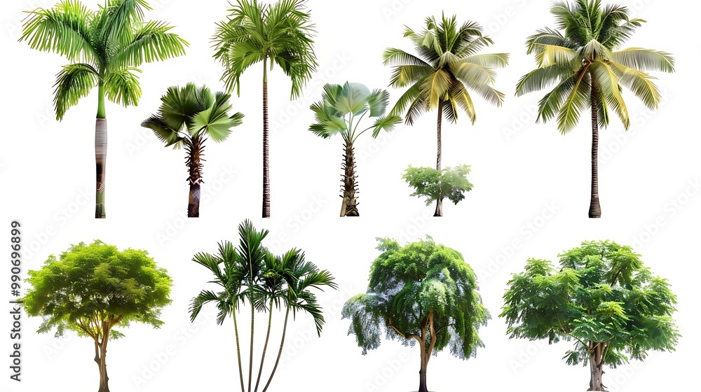 Fototapeta premium tree isolated on white background