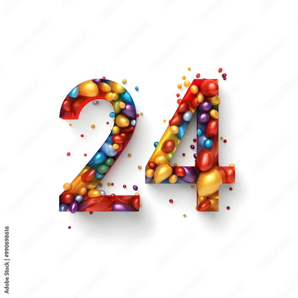 isolated 24 keyword with white background Generative AI isolated 24 keyword with white background Generative AI