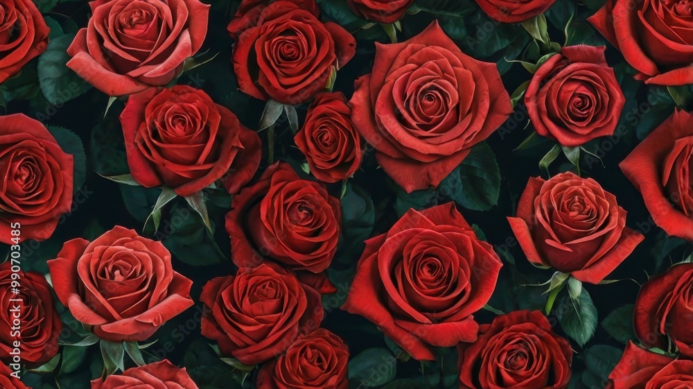 Stunning red roses isolated Stunning red roses isolated
