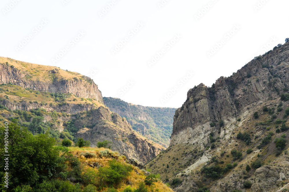 Gndevank monastery in canyon of Arpa river near Jermuk, Armenia Gndevank monastery in canyon of Arpa river near Jermuk, Armenia
