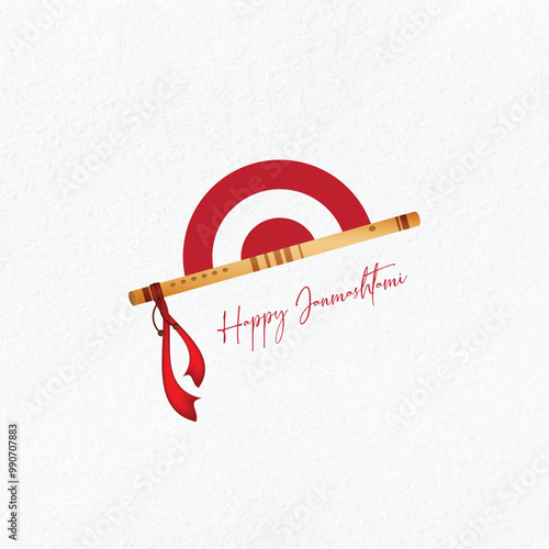 happy Janmashtami social media design
