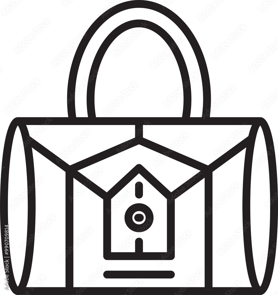 Fashion Handbag Icon Illustration Fashion Handbag Icon Illustration