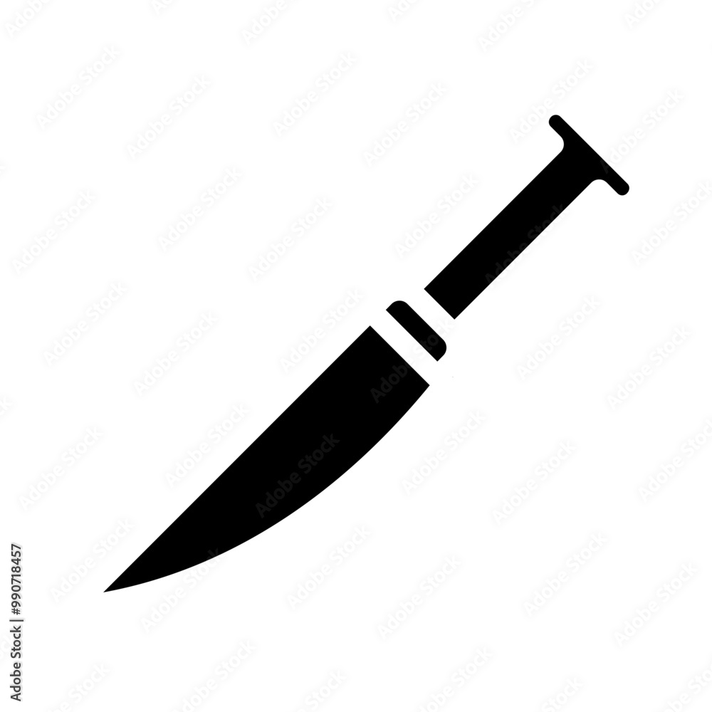 Fototapeta premium knife glyph icon