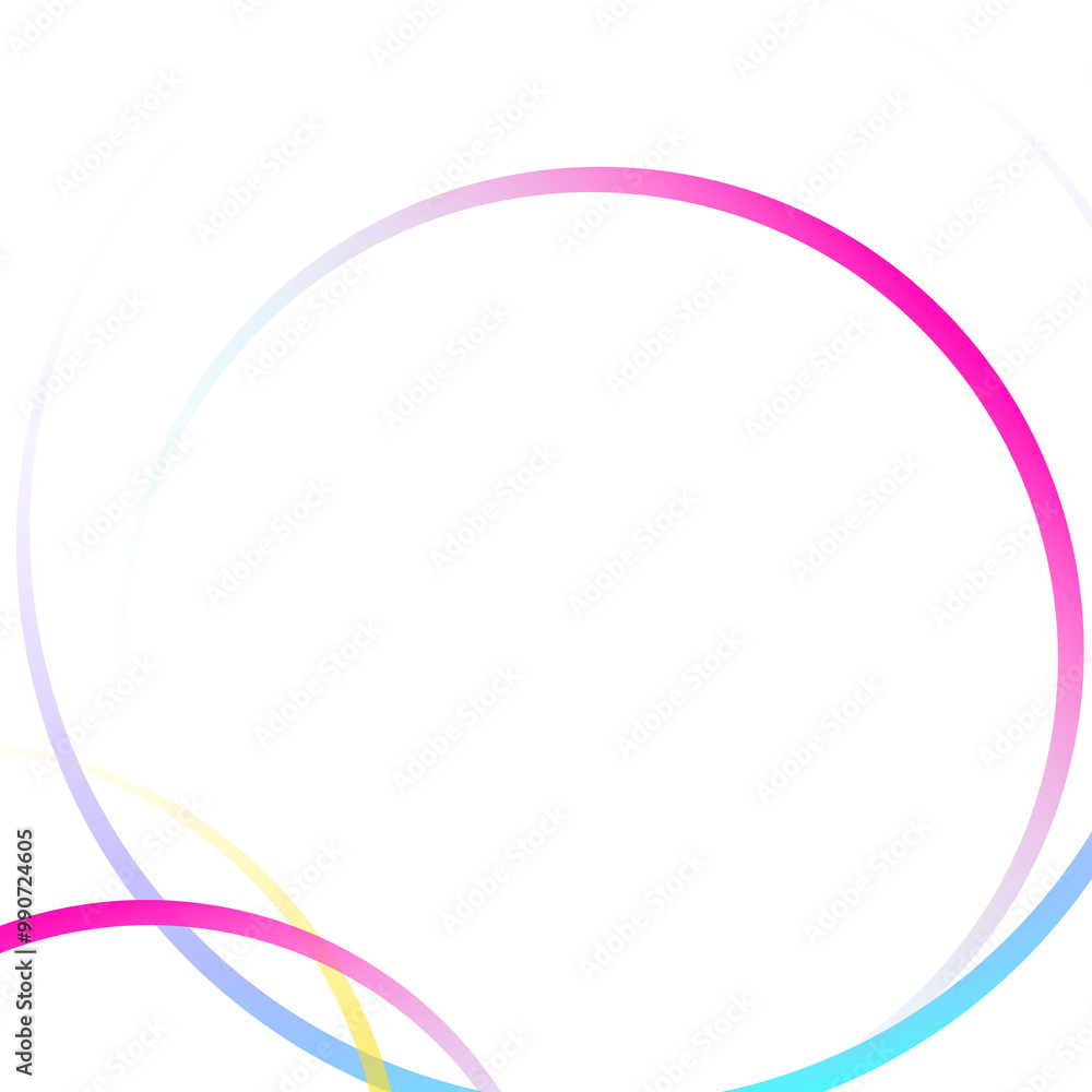 Round gradient frame design element Round gradient frame design element