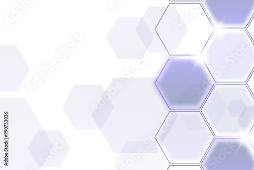 Hexagon border png transparent digital technology background