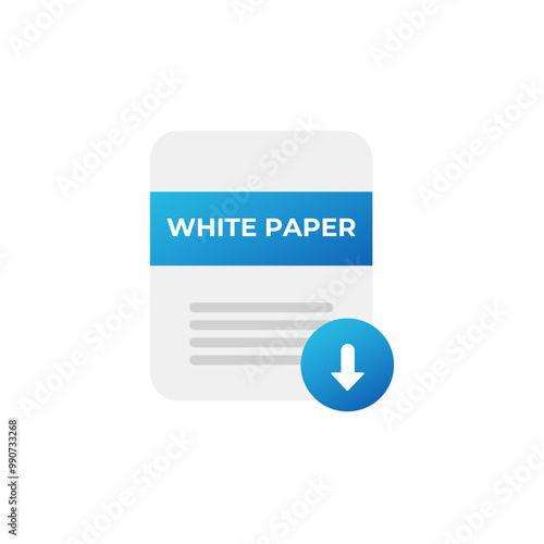 Download document data icon. Download file symbol