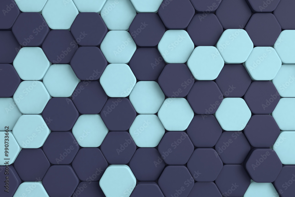 A vivid and colorful backdrop with a pattern of orange and white hexagons, rendered in 3D to provide a textured, modern look for interior decoration A vivid and colorful backdrop with a pattern of orange and white hexagons, rendered in 3D to provide a textured, modern look for interior decoration