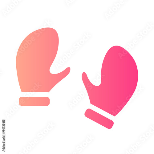 gloves gradient icon