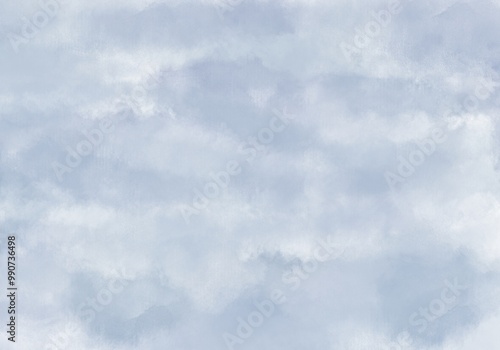 水彩風　　背景素材　テクスチャー　くすみブルー