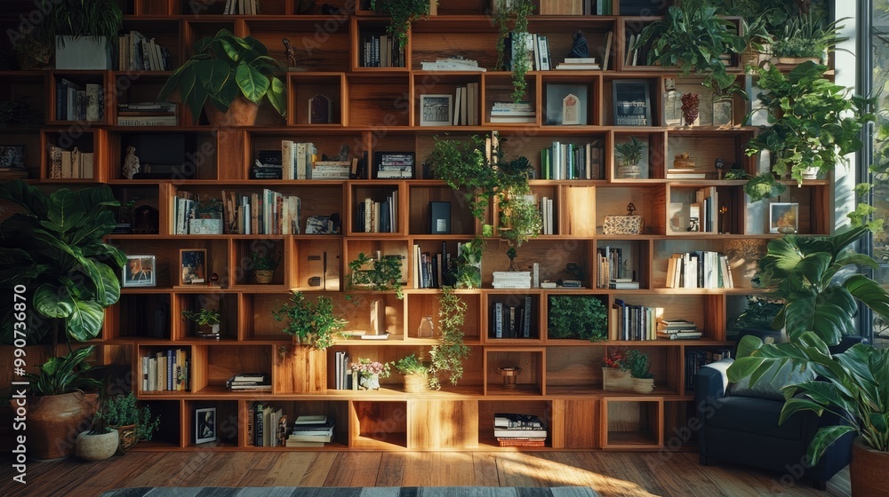 Modular shelving system that can be configured to suit different living spaces. Modular shelving system that can be configured to suit different living spaces.
