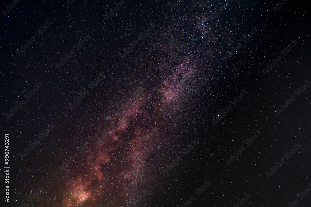 Obraz premium 天に伸びる天の川【神奈川県・三浦市】 The Milky Way in the Heavens