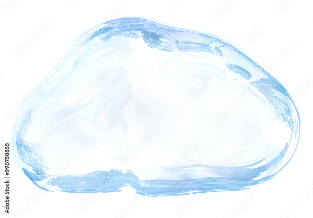 Png glossy bubble sticker, 3D rendering, transparent background Png glossy bubble sticker, 3D rendering, transparent background