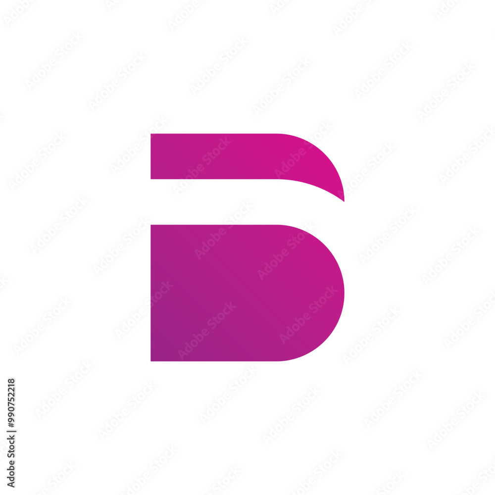B letter Initial Logo design Template