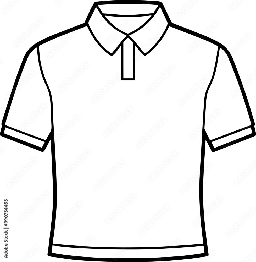 polo shirt vector illustration line art polo shirt vector illustration line art