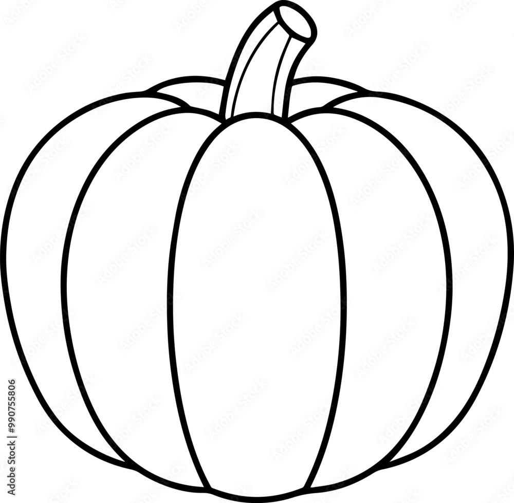 pumpkin outline vector illustration pumpkin outline vector illustration