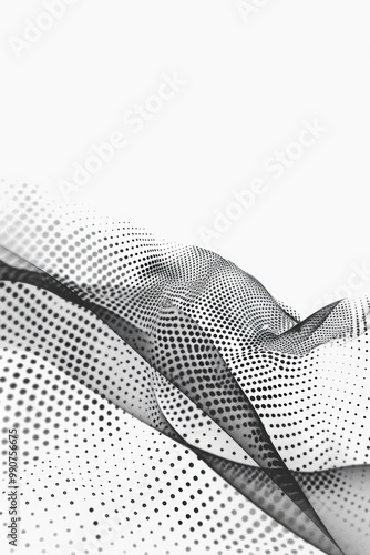 Wallpaper Mural Graphic design with dark to light dots on a gray background, suggesting motion or growth Torontodigital.ca