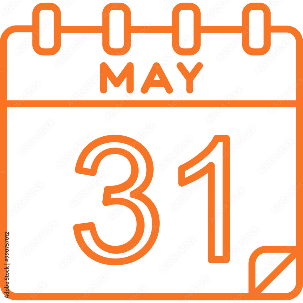 31 May Vector Icon Design