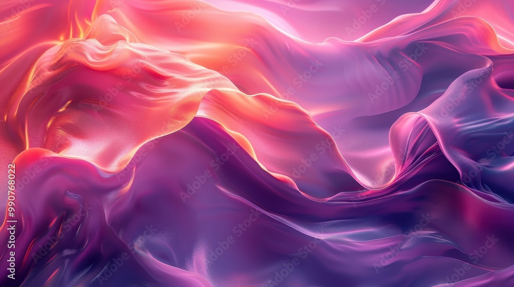 Obraz premium Orange and purple embody the alchemy of colors, creating a magical effect
