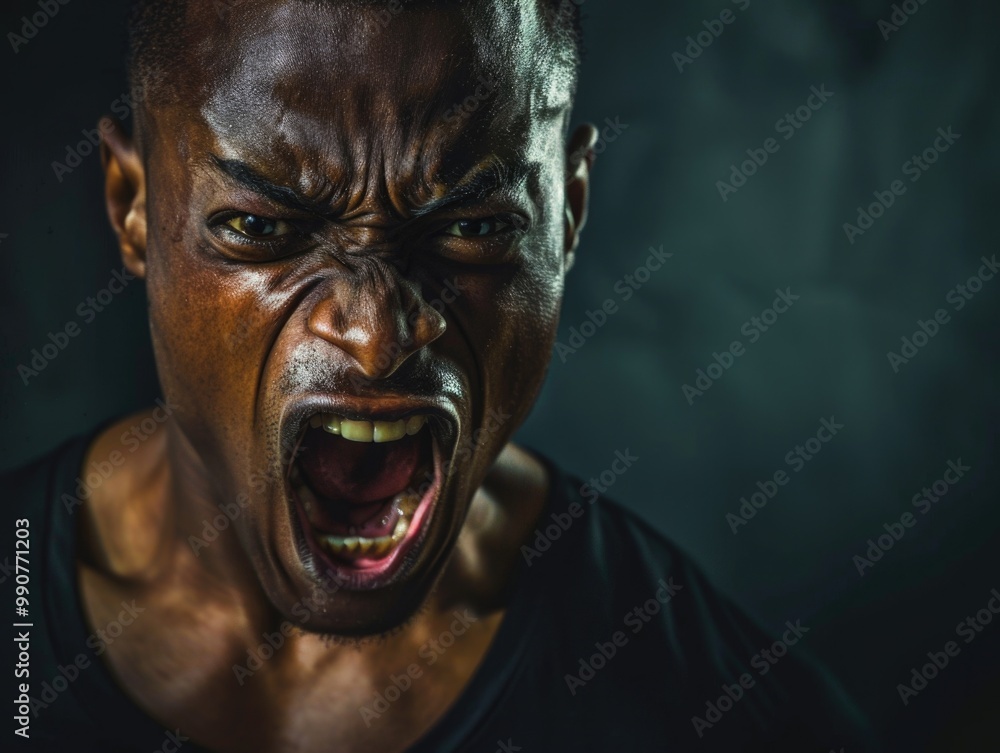 angry person expressing hate angry person expressing hate