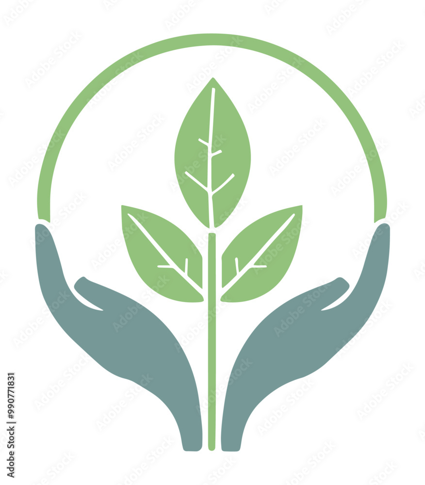 Fototapeta premium Symbol ochrony środowiska ekologiczny