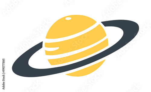 Saturn planeta ilustracja