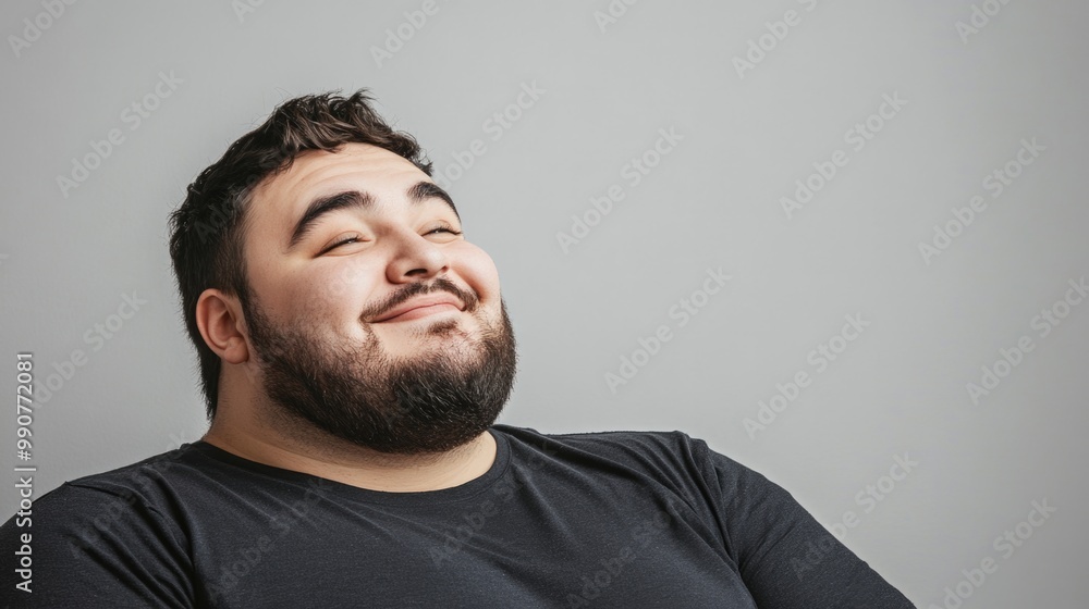 Fototapeta premium cool person thinking or doubting gesture