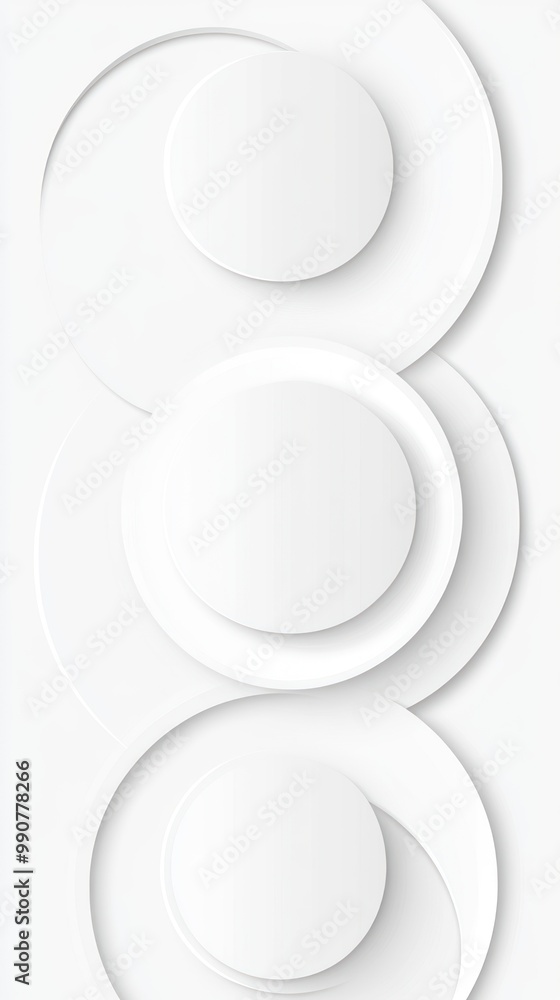 A minimalist design featuring overlapping circular shapes in white. A minimalist design featuring overlapping circular shapes in white.