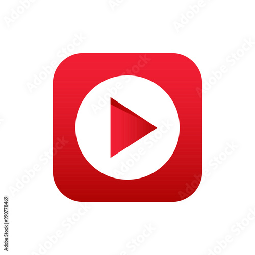 Free Download Play application for mobile phone. Video icon in modern style. Editor app for phone. - GFXLoad