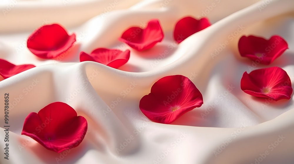 Fototapeta premium rose petals in white plate