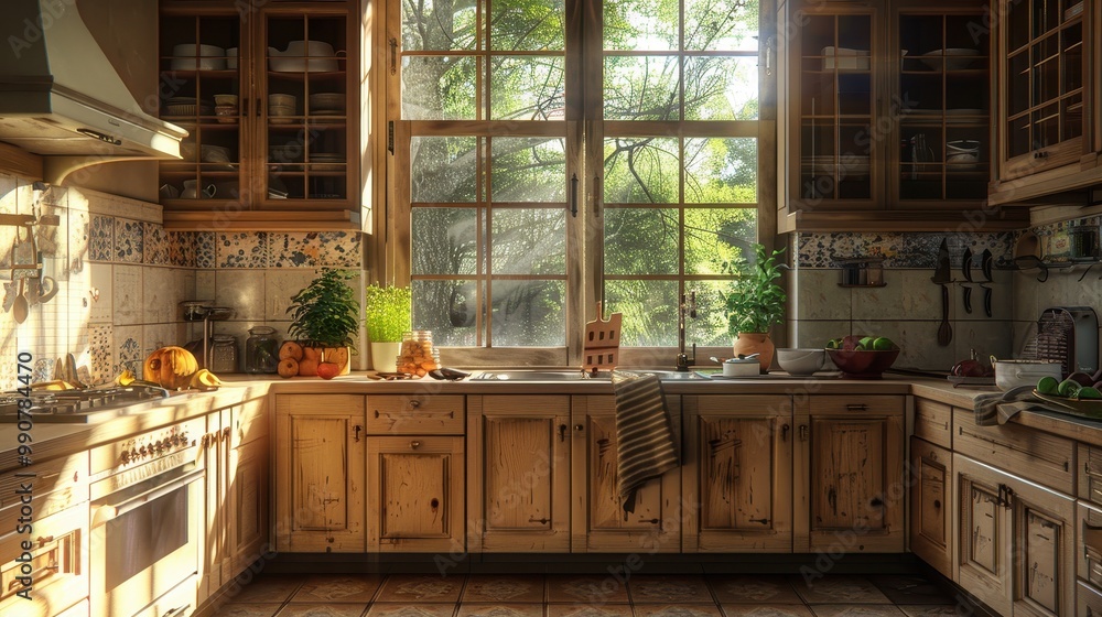 Interior of a kitchen Interior of a kitchen