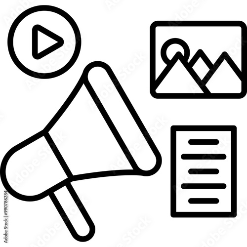 Content Marketing Icon