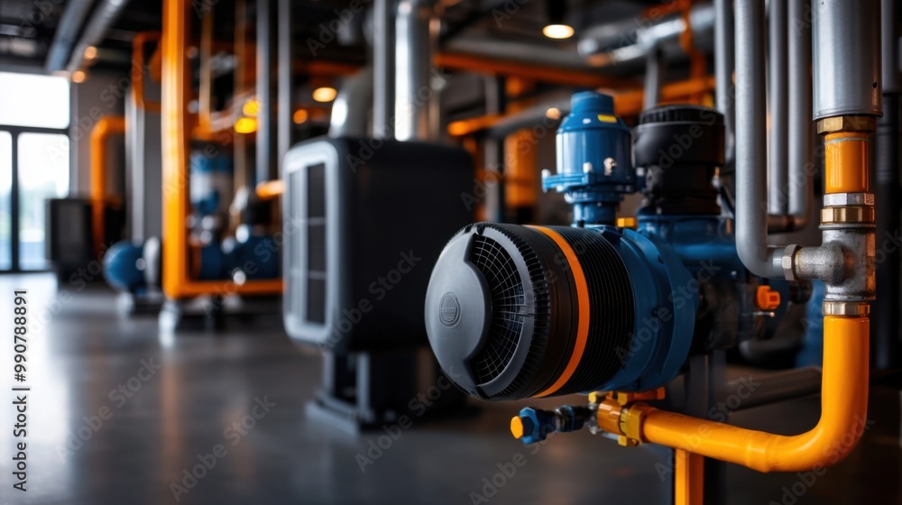 HVAC Maintenance Equipment in Modern Facility HVAC Maintenance Equipment in Modern Facility