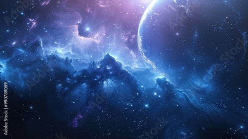 Background with space 