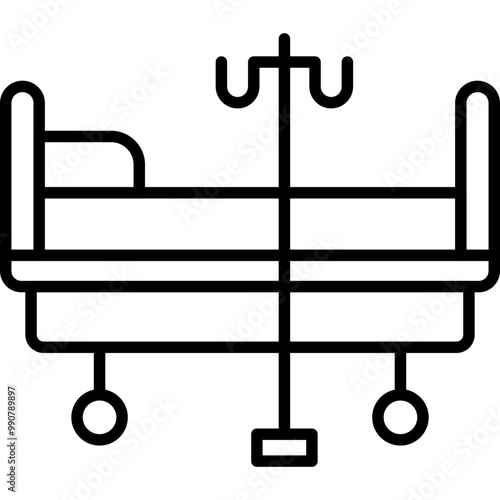 Hospital Bed Icon