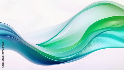 流れる布のイメージ
