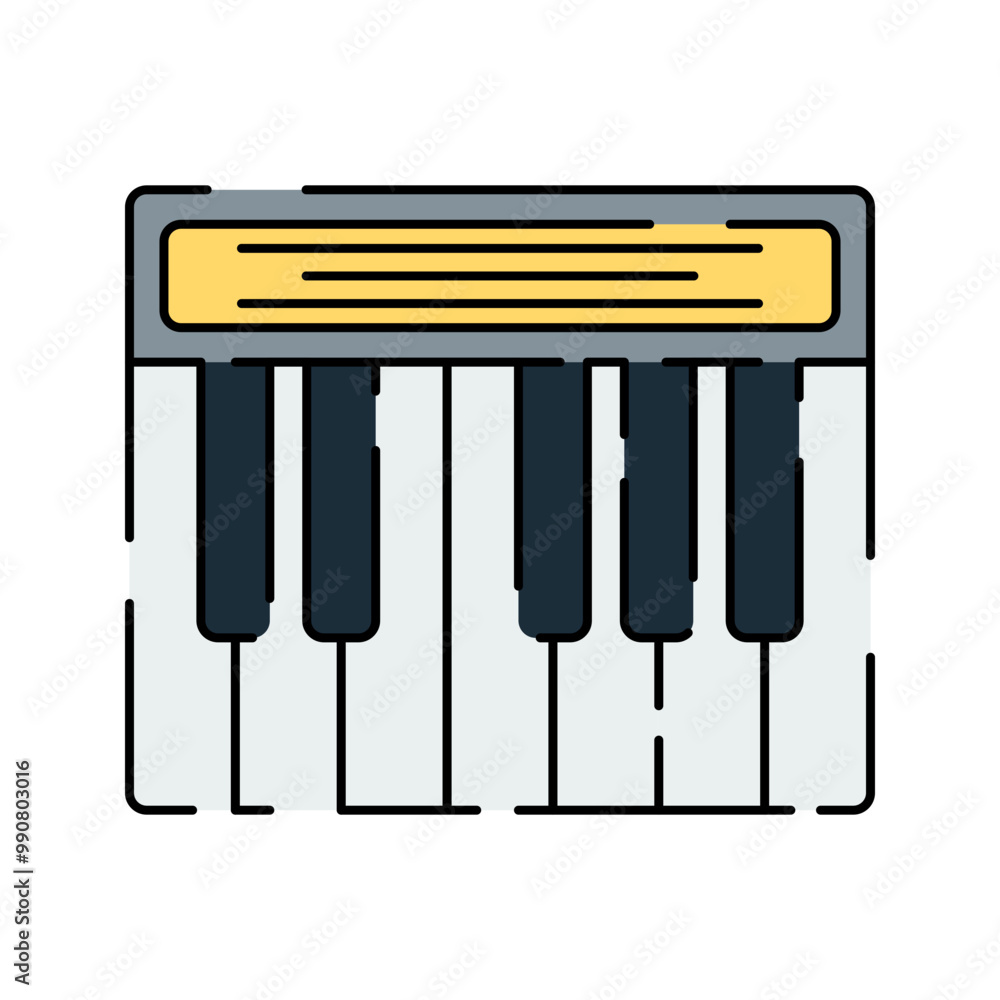 Midi Cotroller Icon Illustration Midi Cotroller Icon Illustration
