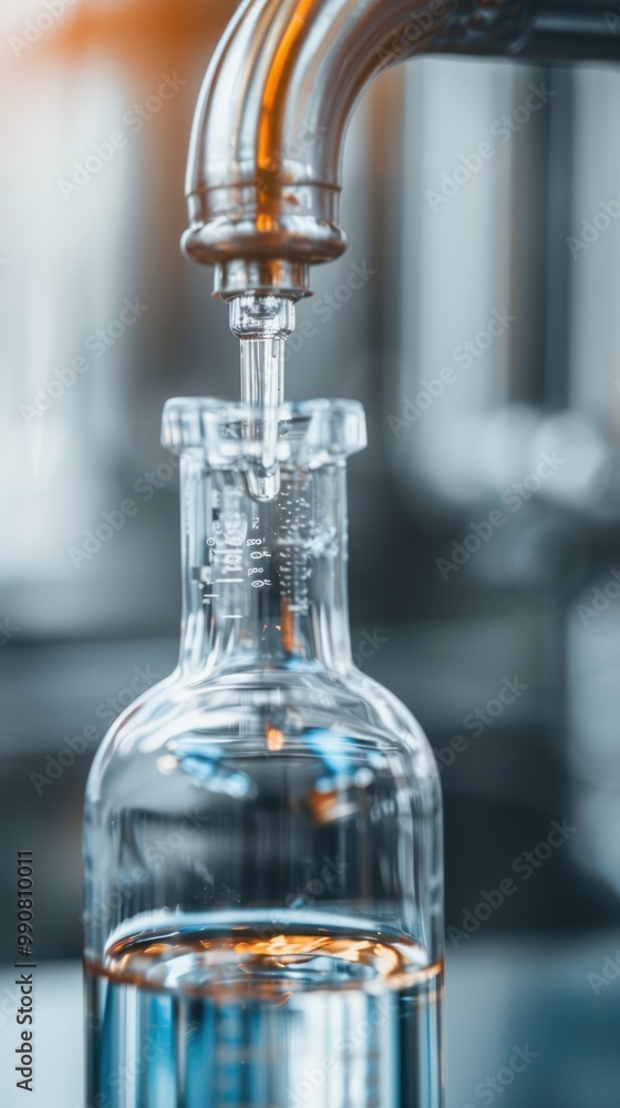 Closeup of a distillation process for essential oils.