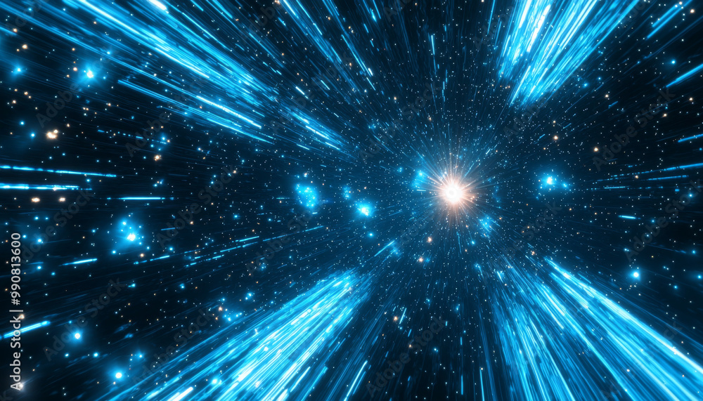 A dynamic depiction of space, illustrating light streaks and stars, suggesting movement through the cosmos. A dynamic depiction of space, illustrating light streaks and stars, suggesting movement through the cosmos.