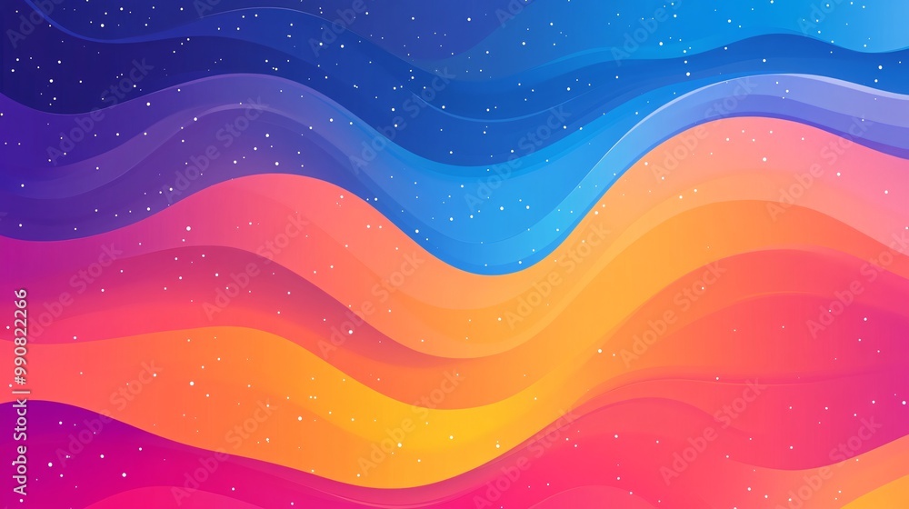 Abstract background with a bold, colorful gradient Abstract background with a bold, colorful gradient