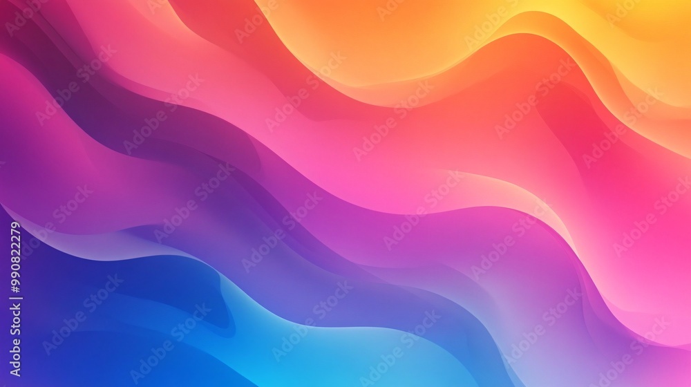 Abstract background with a bold, colorful gradient