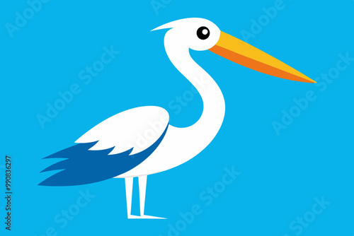  Pelican Bird vector art and illustration photo