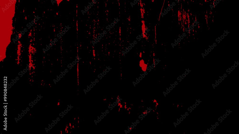Red horror effect overlay texture grunge seamless loop background