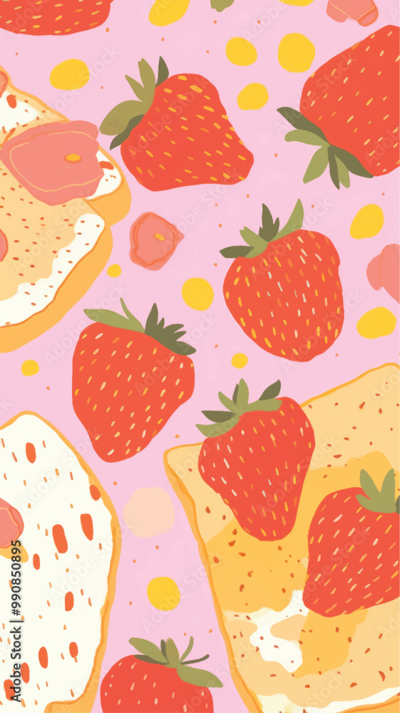Strawberries strawberry pattern fruit Strawberries strawberry pattern fruit
