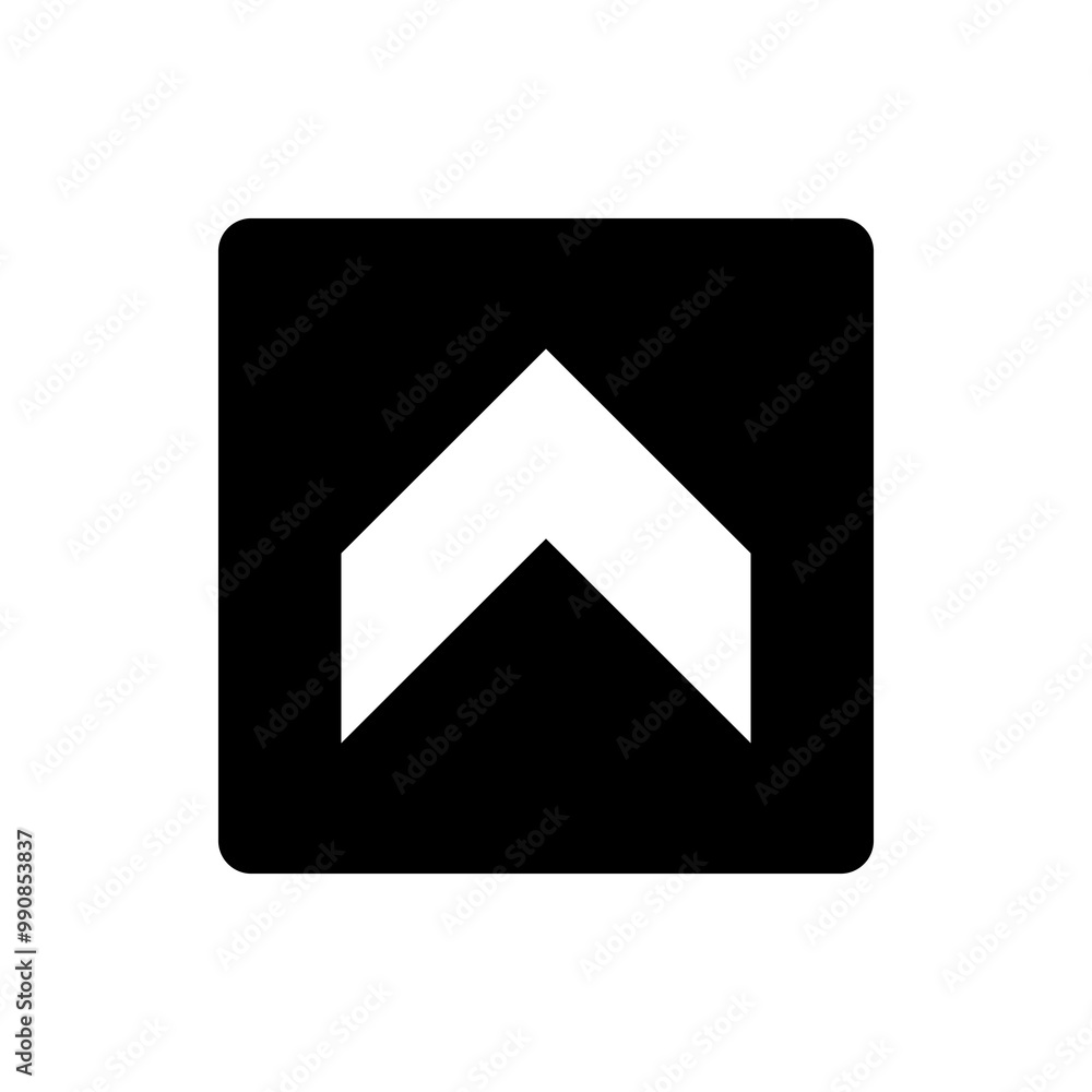angle squer up icon, modern vector isolated on white background angle squer up icon, modern vector isolated on white background