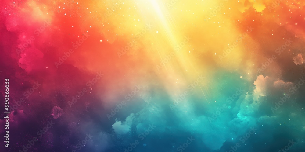 Vibrant Rainbow Gradient Background for Creative Projects Vibrant Rainbow Gradient Background for Creative Projects