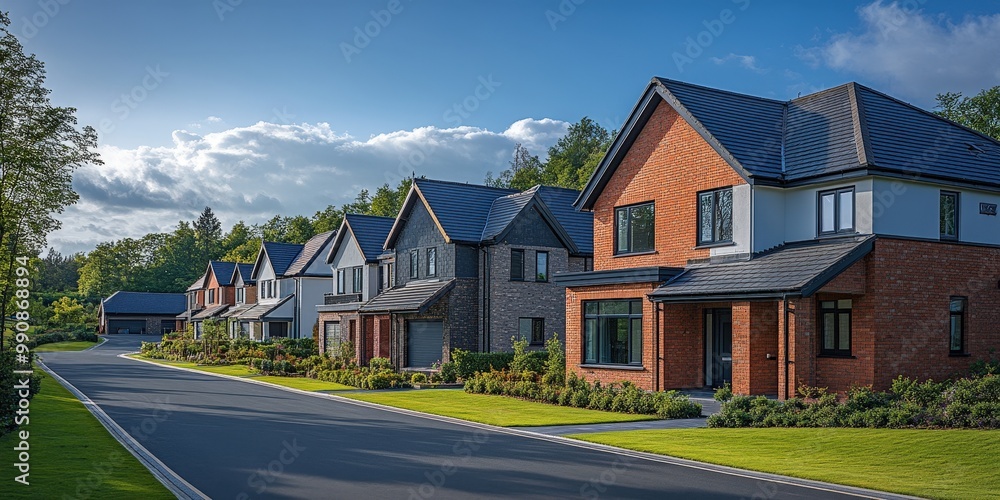 Modern Suburban Houses in the UK Modern Suburban Houses in the UK