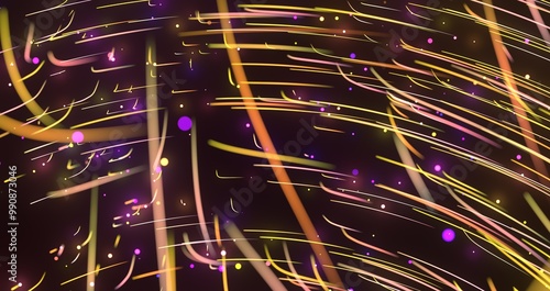 Neon light wave background,...