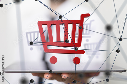 Shopping Cart Flat Design E...